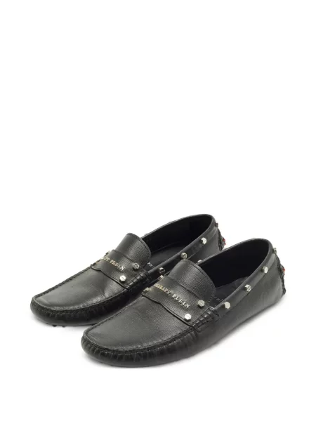 Szegecses loafer Philipp Plein fekete