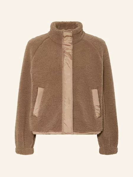 Samsøe Samsøe Kurtka Pluszowa Safrost beige beżowa