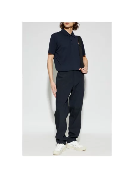Koszulka polo Moncler niebieska