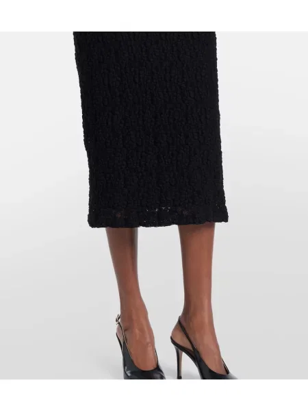 Rochie midi Max Mara eleganta până la genunchi negru