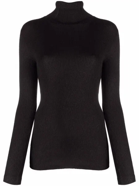 Pulover Brunello Cucinelli din cașmir negru