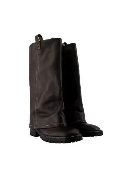 Kozaki Acne Studios skórzane brązowe
