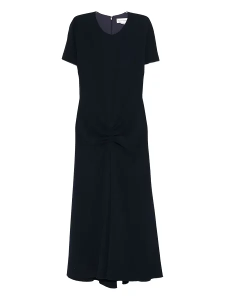 Rochie mini Victoria Beckham scurtă de costum albastru