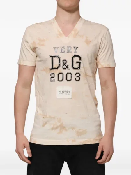 Tricou Dolce & Gabbana cu decolteu în V