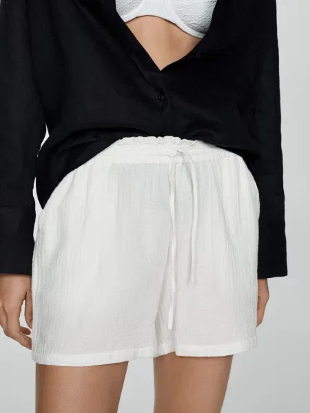 MANGO Шорти білий
