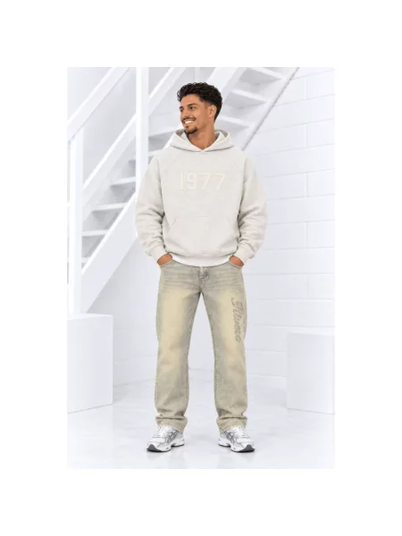 Bluza z kapturem Fear Of God z kapturem beżowa