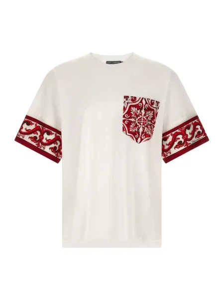 Koszulka Dolce And Gabbana z nadrukiem biała