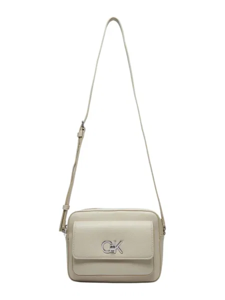 Pisemska torbica Calvin Klein bež