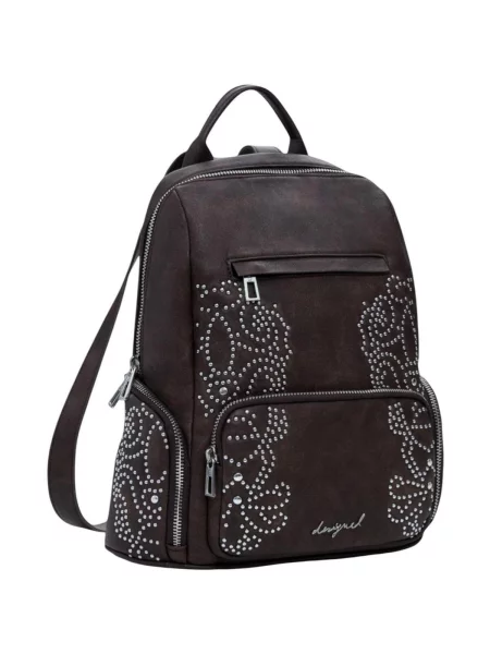Desigual Ruksak Poker Face Chest smeđa