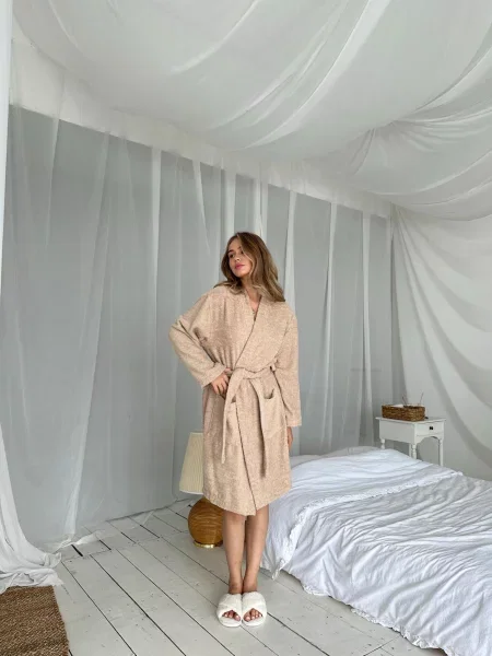 Халат Cosy бежевый