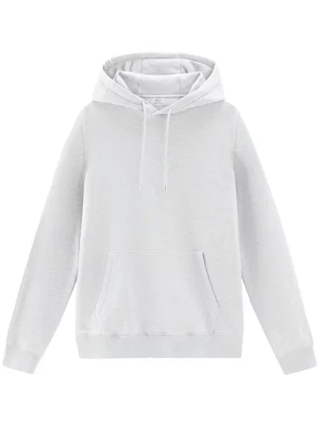 Hanorac cu glugă Woolrich cu broderie gri