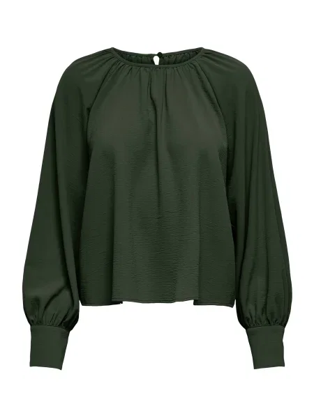 ONLY Bluză ONLDINA METTE închis verde