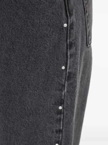 Карирани дънки straight leg Levi's® с шипове кафяво