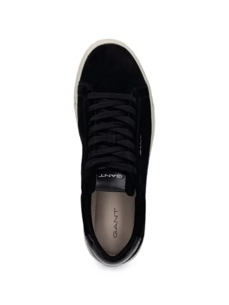 Sneakerși Gant din piele de căprioară cu imagine negru