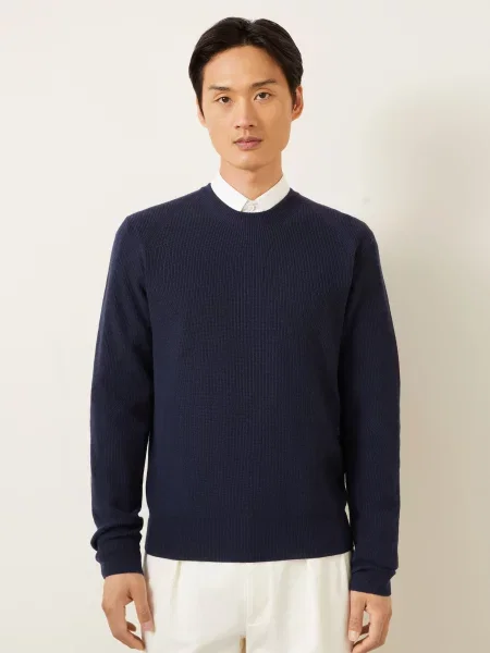 Ralph Lauren Purple Label Kašmírový Svetr tmavě modrá
