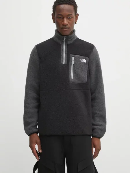 Fleecová fleecová mikina The North Face černá