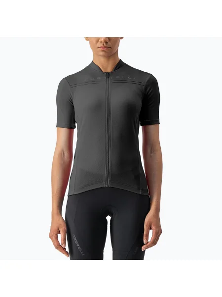 Дамска колоездачна тениска Castelli Anima 4 light black черно