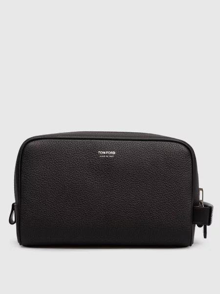 Кожаная косметичка Tom Ford черная
