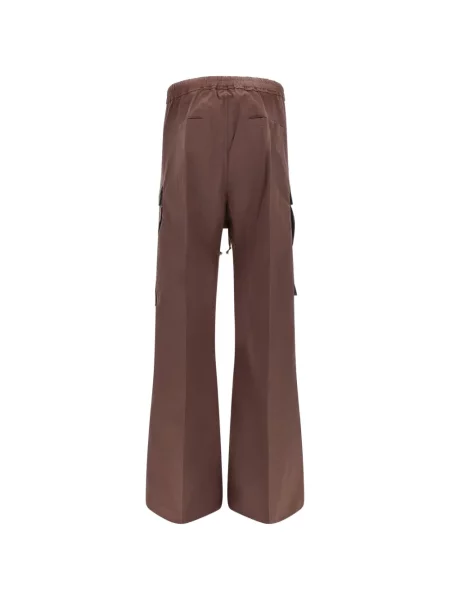 Pantaloni cargo Rick Owens cu cordon maro