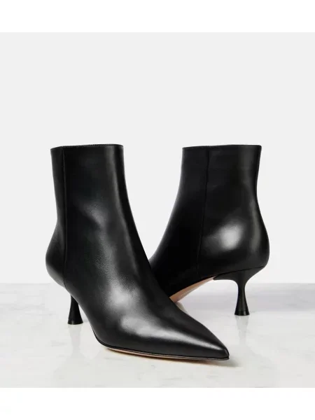 Cizme scurte Gianvito Rossi din piele negru