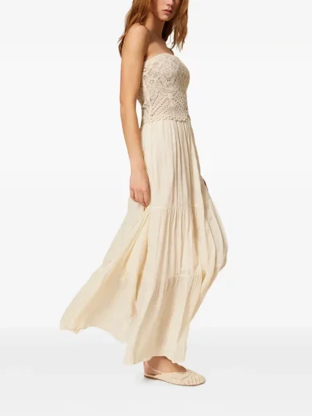 Maxi rochie maxi Twinset fără bretele de costum