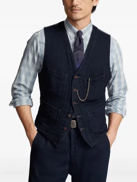 Дънков елек Ralph Lauren Rrl синьо