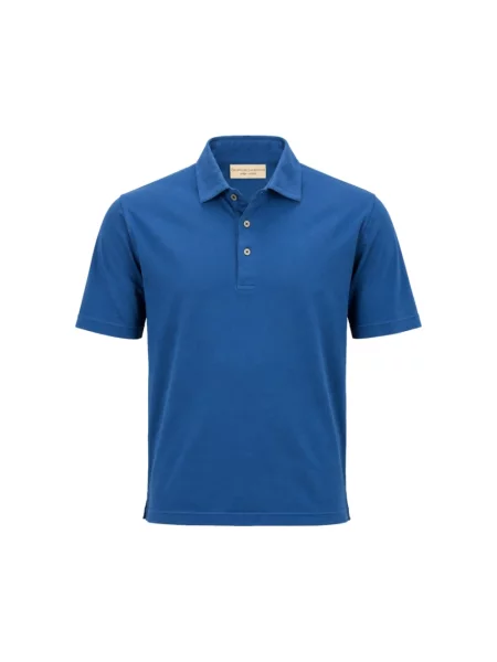 Koszulka polo Filippo De Laurentiis niebieska