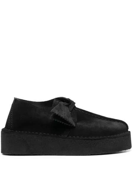 Sneakerși Clarks Originals din piele negru