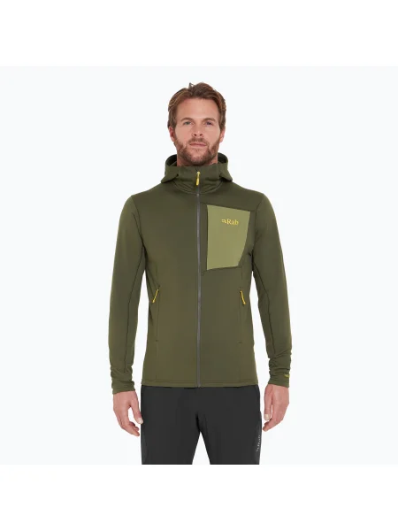 Férfi Rab Superflux Hoody katonai melegítőfelső. Méret: M zöld