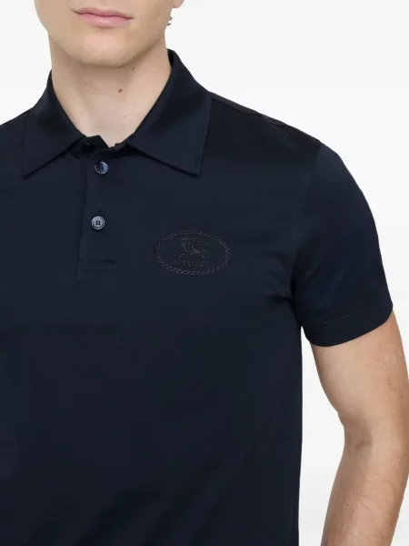 Tricou polo Burberry albastru