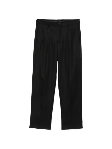 Pantaloni Emporio Armani cu dungi negru