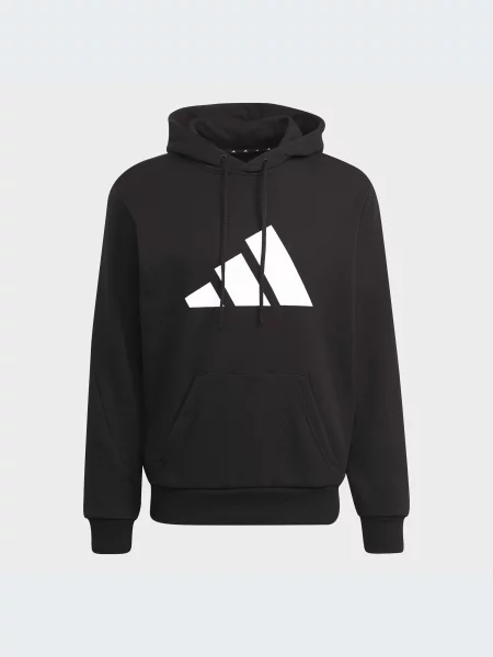 Переработанный худи Adidas черное