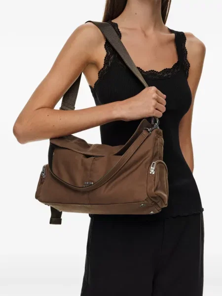 Τσάντα Bimba Y Lola τσέπες με πτερύγια καφέ