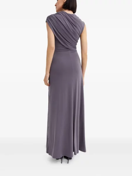 Rochie maxi Hervé Léger de costum gri