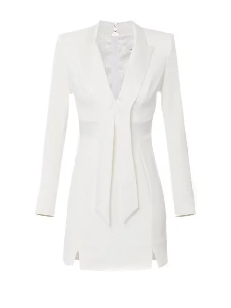 Sukienka koszulowa Elisabetta Franchi biała