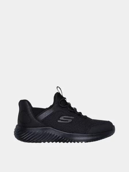 Дитячі Кросівки повсякденні Skechers BOUNDER штучна шкіра/текстиль чорний