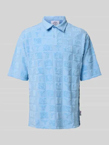 Koszulka polo o kroju regular fit z listwą guzikową model ‘BEACHWEAR’ Carlo Colucci