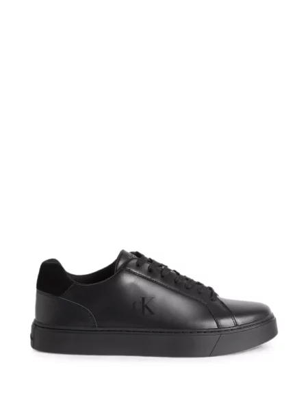 Sneakerși Calvin Klein cu autograf negru