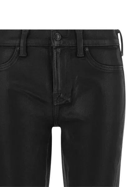 Blugi 7 For All Mankind din piele negru