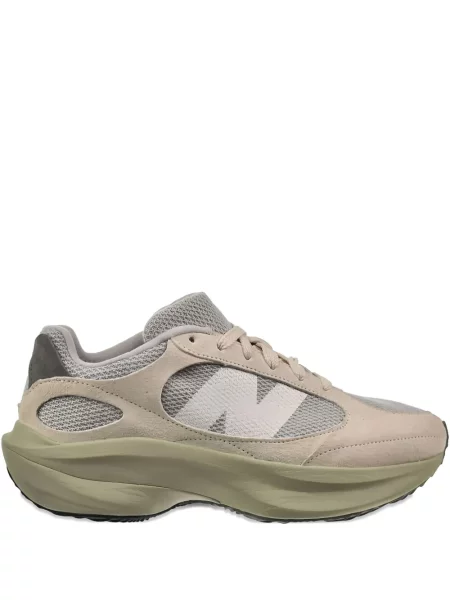 Papuci New Balance din piele de căprioară negru