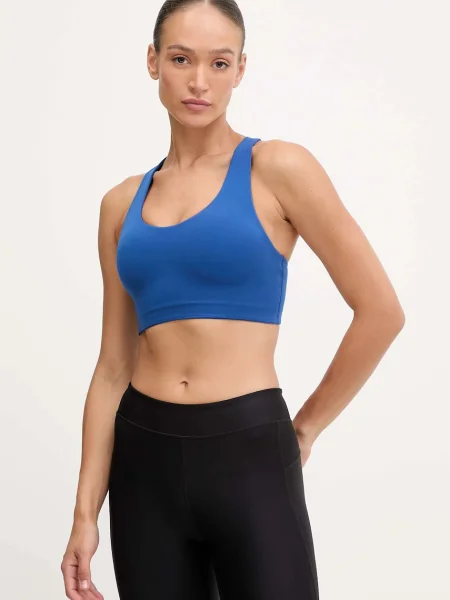 Спортен сутиен New Balance с изчистен дизайн синьо
