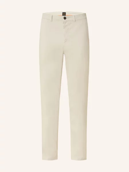 Boss Chinosy Regular Fit beige beżowe
