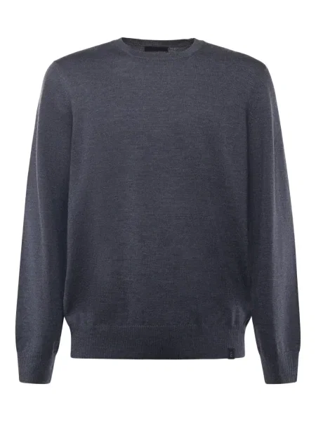 Cămașă Fay cu decolteu rotund albastru