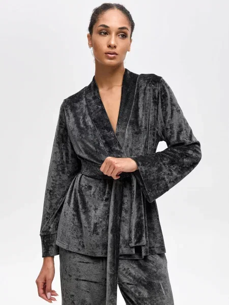 Халат Leinle темно-сірий сірий