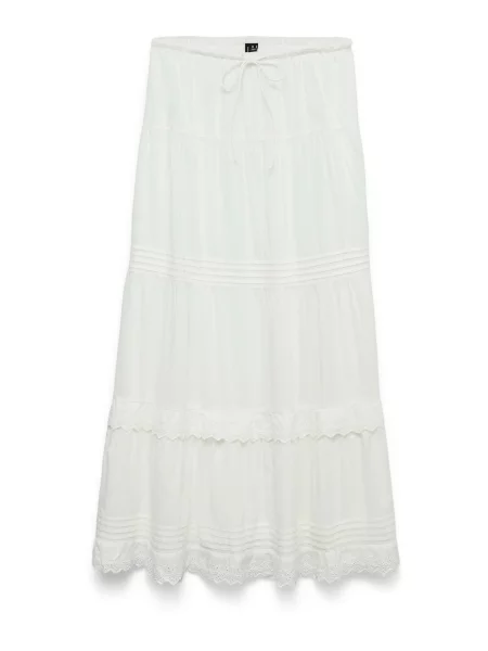 VERO MODA Fustă VMSANDY' alb