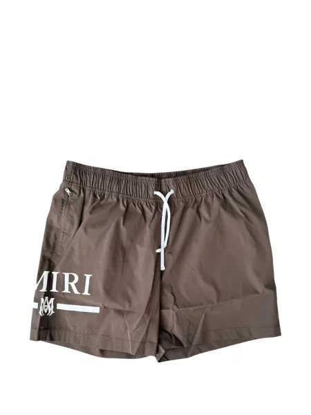 Slip de baie Amiri cu autograf maro