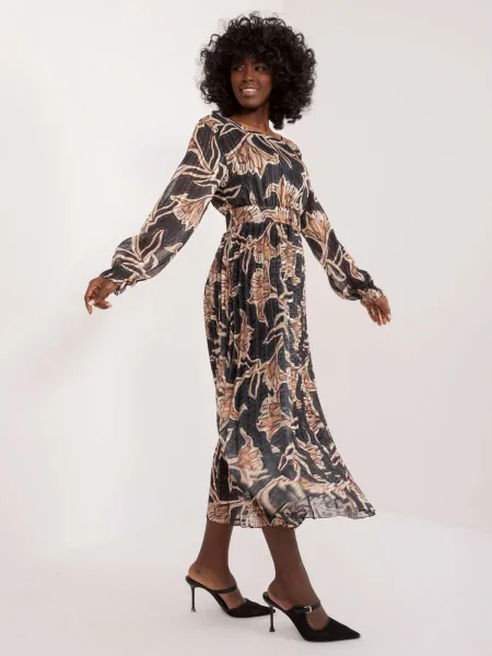 Rochie Fashionhunters cu imagine de costum negru
