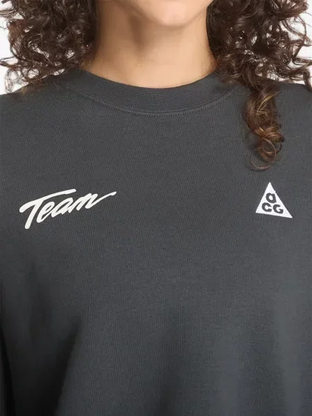 Fleece φούτερ Nike με σχέδιο κόκκινο
