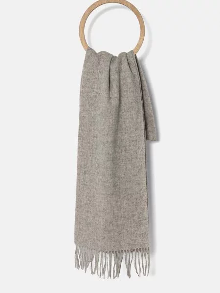 Barbour gyapjú sál melange szürke