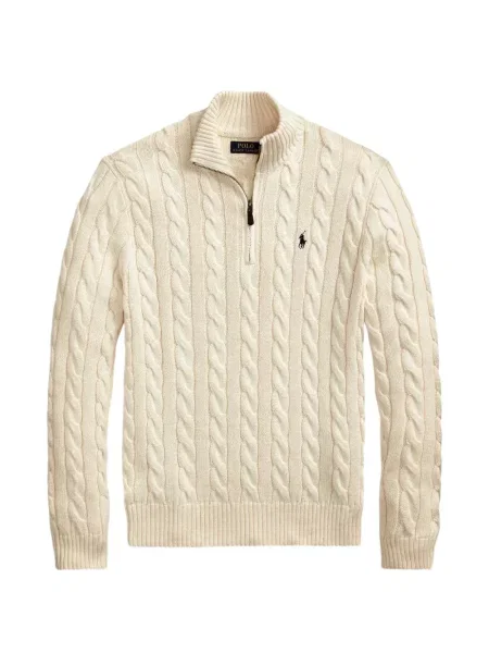 Sweter Polo Ralph Lauren zamszowy czarny